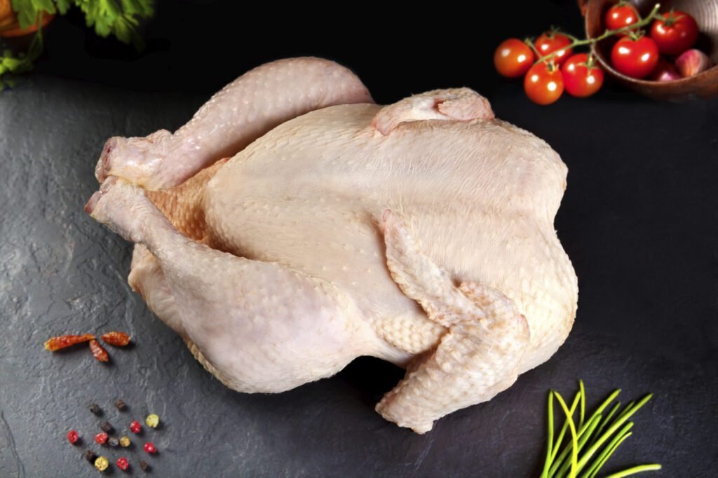 Viande : poulet fermier