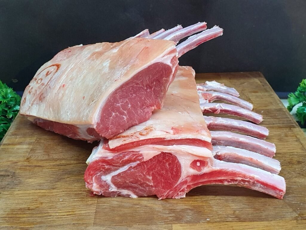 Viande : carré d'agneau