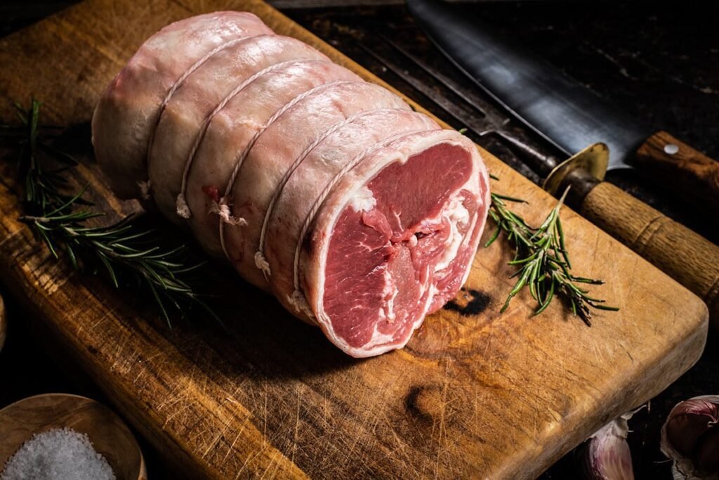 Viande : selle d'agneau