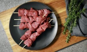 Viande : brochettes de veau