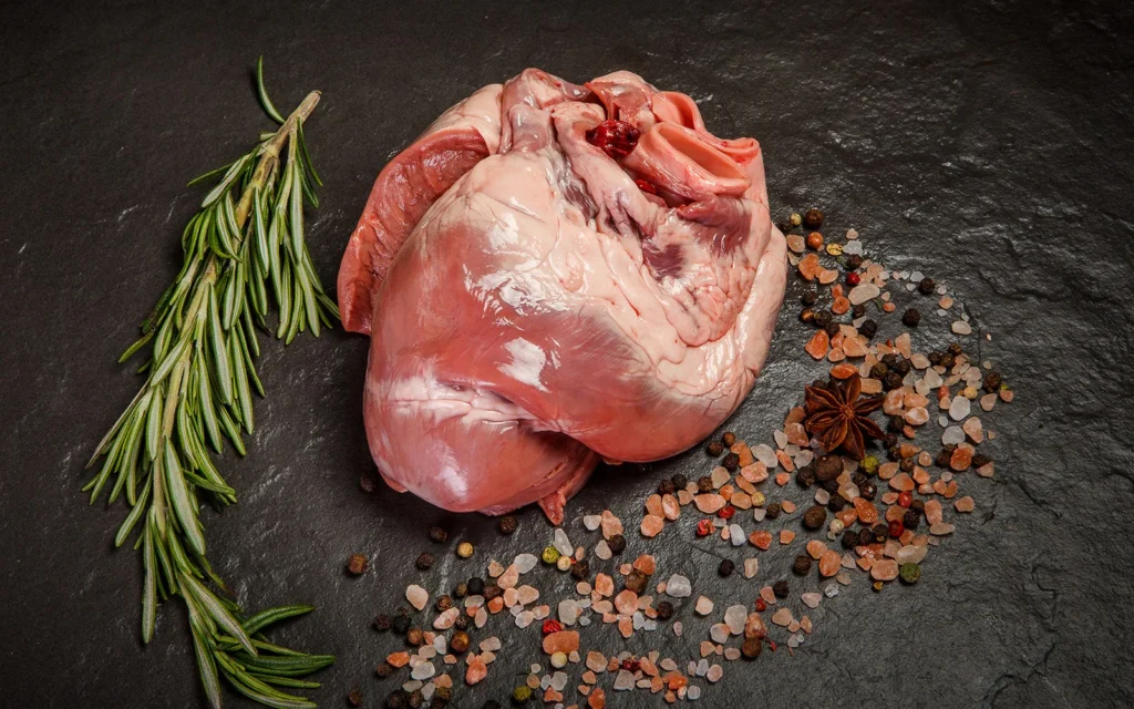 Viande : coeur d'agneau