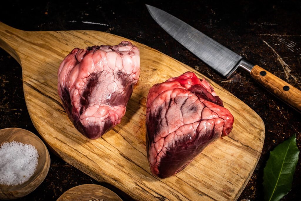 Viande : coeur d'agneau