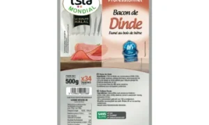 Isla Mondial - Bacon de Dinde Fumé 500g