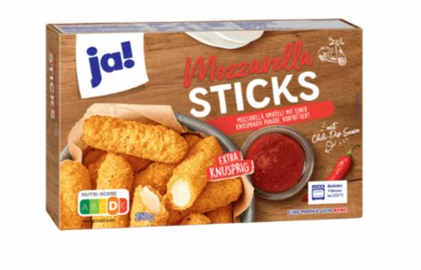 Ja - Mozzarella sticks 250g