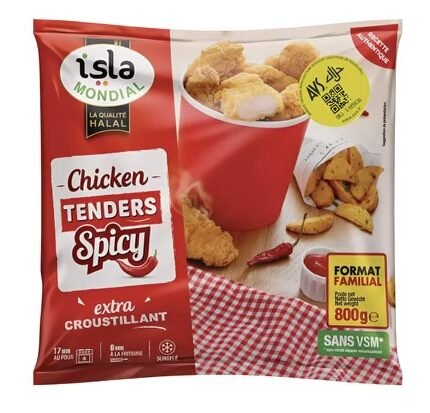 Isla mondial - Chicken tenders spicy 800g