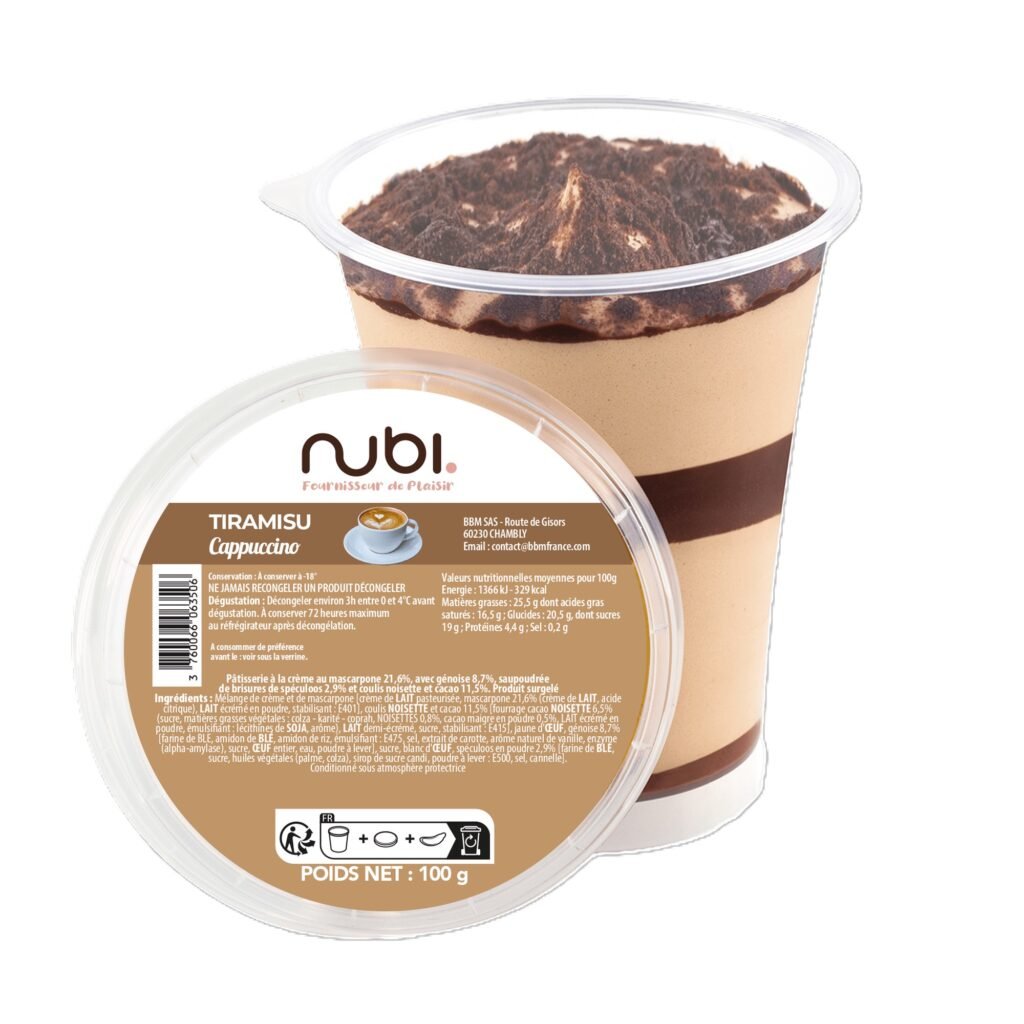 Nubi - Tiramisu capuccino 100g