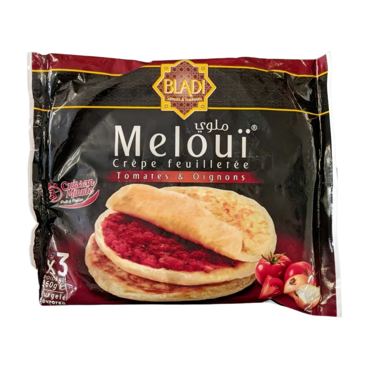 Bladi - Meloui tomate oignons x3