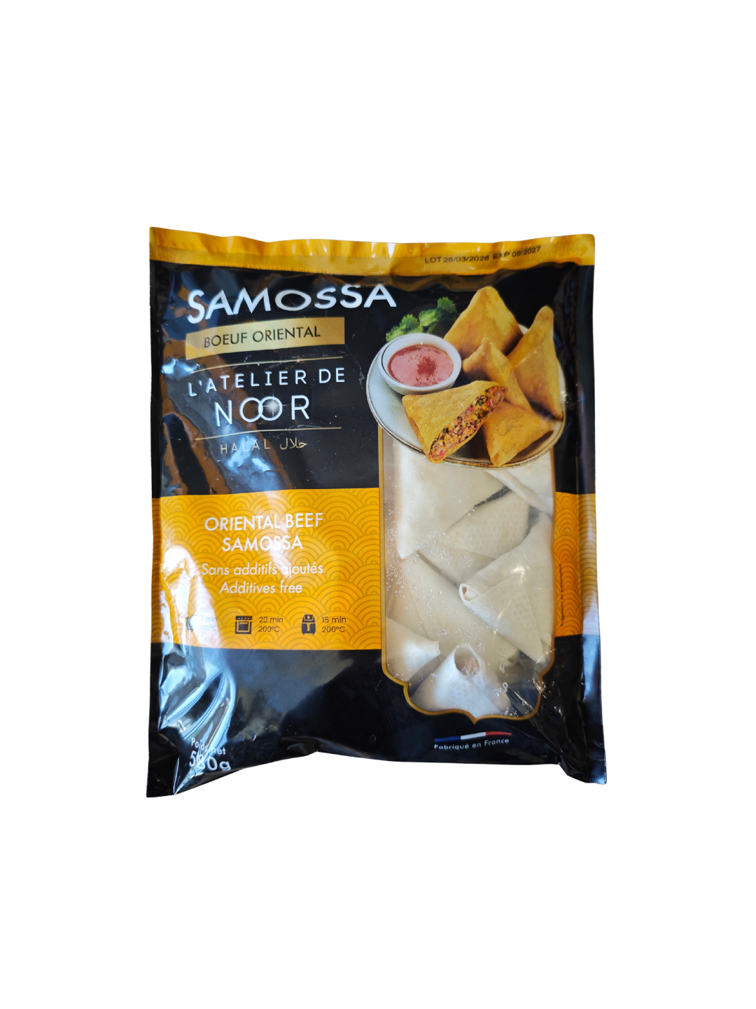L'atelier de Noor - Samossa Bœuf Orientale 580g
